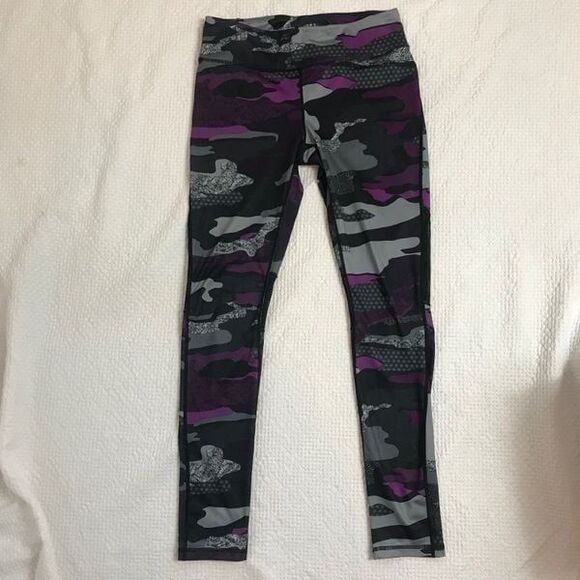 Tapout Leggings black camouflage size 8 0126 - Picture 1 of 5